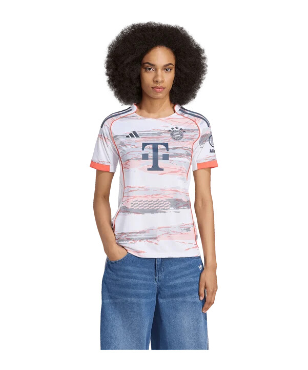 adidas fc bayern münchen trikot away 20252026 damen weiß