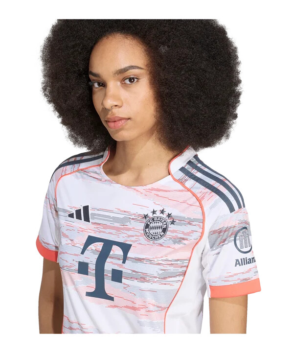 adidas fc bayern münchen trikot away 20252026 damen weiß