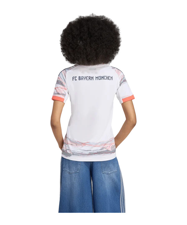 adidas fc bayern münchen trikot away 20252026 damen weiß