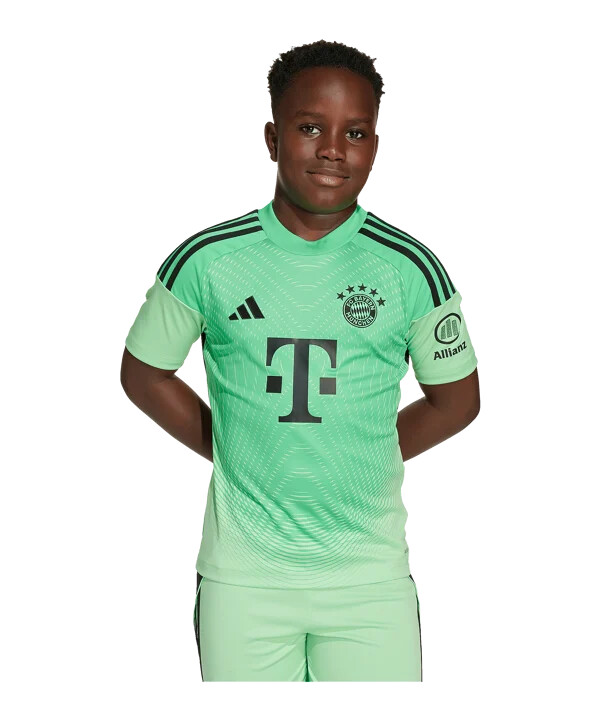 adidas fc bayern münchen torwarttrikot 20252026 kids grün