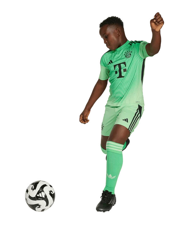 adidas fc bayern münchen torwarttrikot 20252026 kids grün
