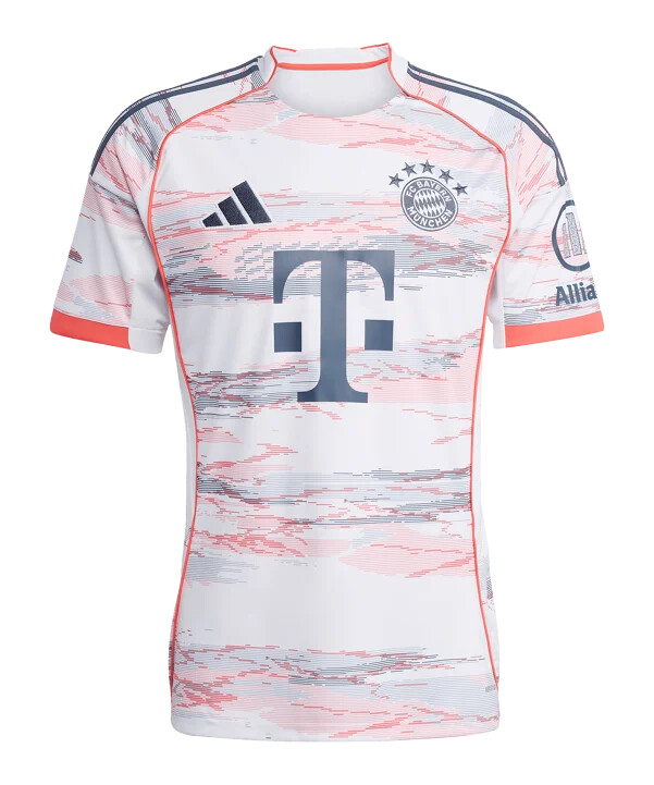 adidas fc bayern münchen trikot away 20252026 weiß