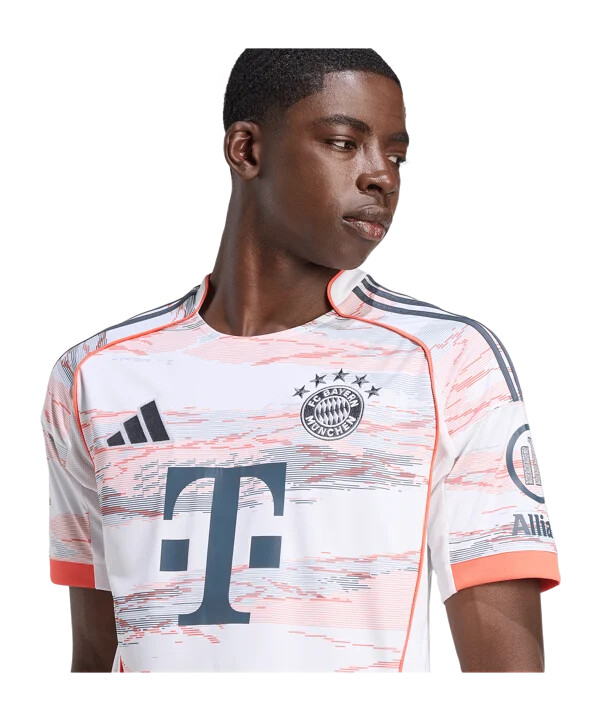 adidas fc bayern münchen trikot away 20252026 weiß