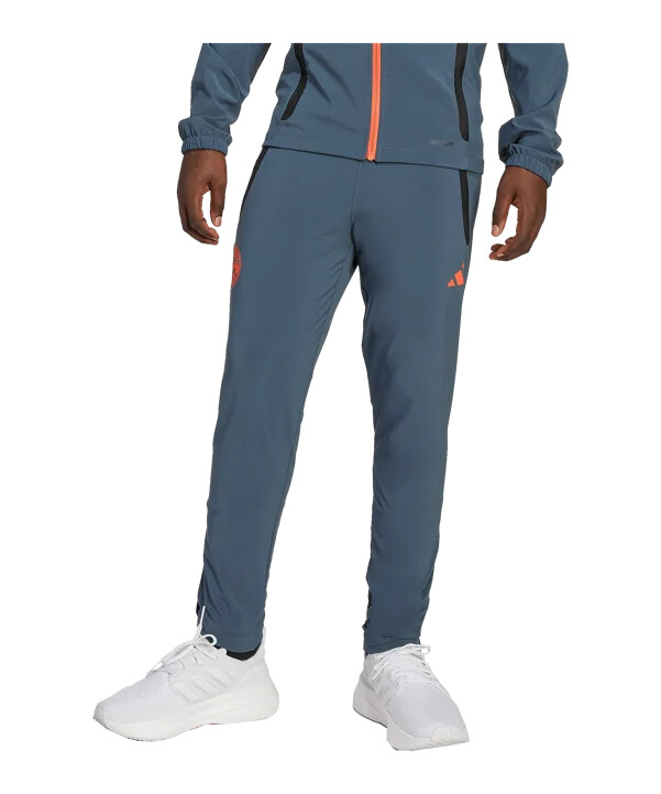 adidas fc bayern münchen tech travel hose kids grau