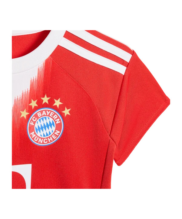 adidas fc bayern münchen baby trikot set home 20252026 kids rot