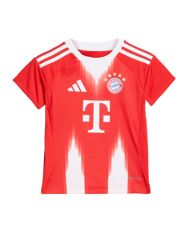 adidas fc bayern münchen baby trikot set home 20252026 kids rot
