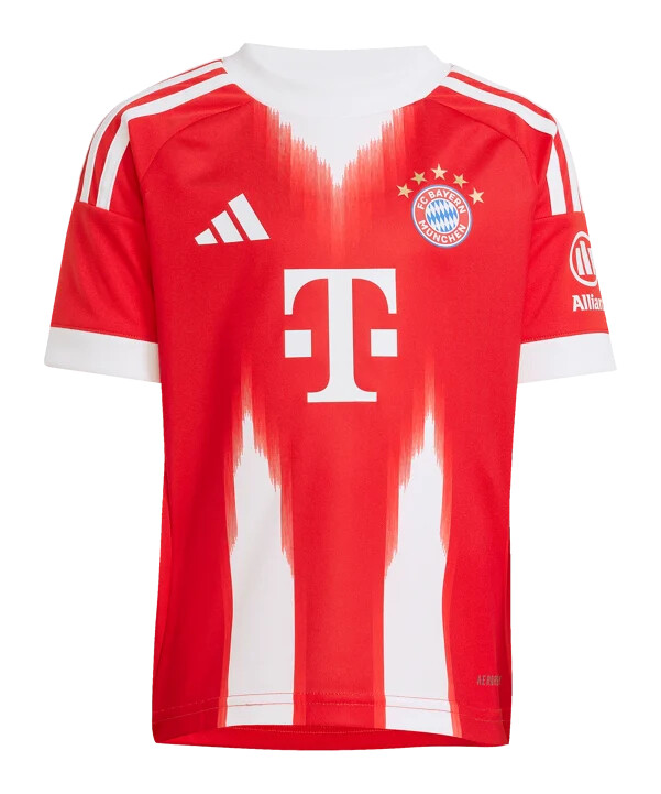 adidas fc bayern münchen mini trikot set home 20252026 kids rot
