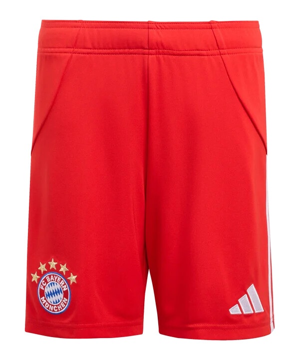 adidas fc bayern münchen short home 20252026 kids rot