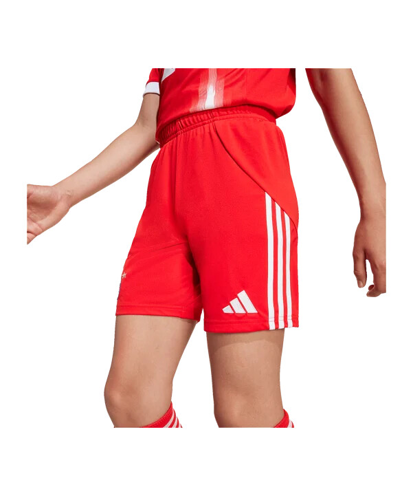 adidas fc bayern münchen short home 20252026 kids rot