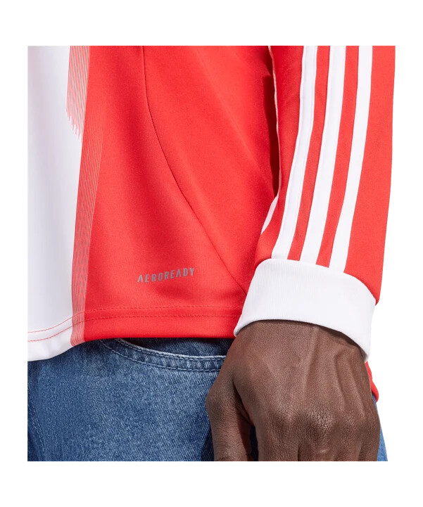adidas fc bayern münchen longsleeve trikot home 20252026 rot