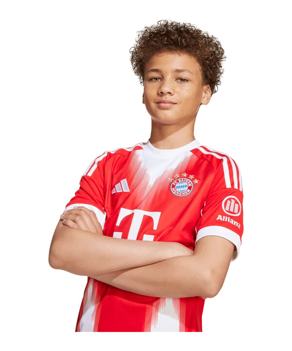 adidas fc bayern münchen trikot home 20252026 kids rot