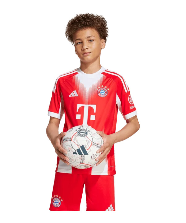adidas fc bayern münchen trikot home 20252026 kids rot