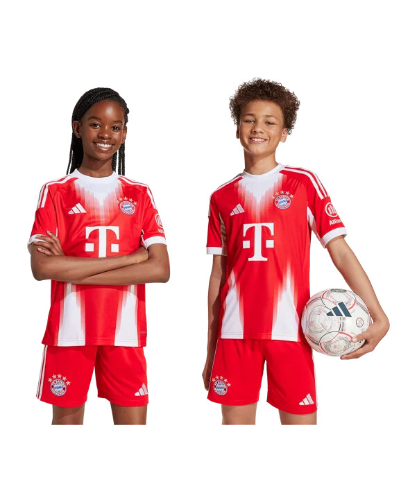 adidas fc bayern münchen trikot home 20252026 kids rot
