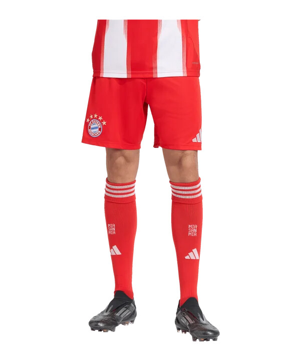 adidas fc bayern münchen short home 20252026 rot
