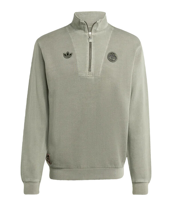 adidas fc bayern münchen icon halfzip jacke grün
