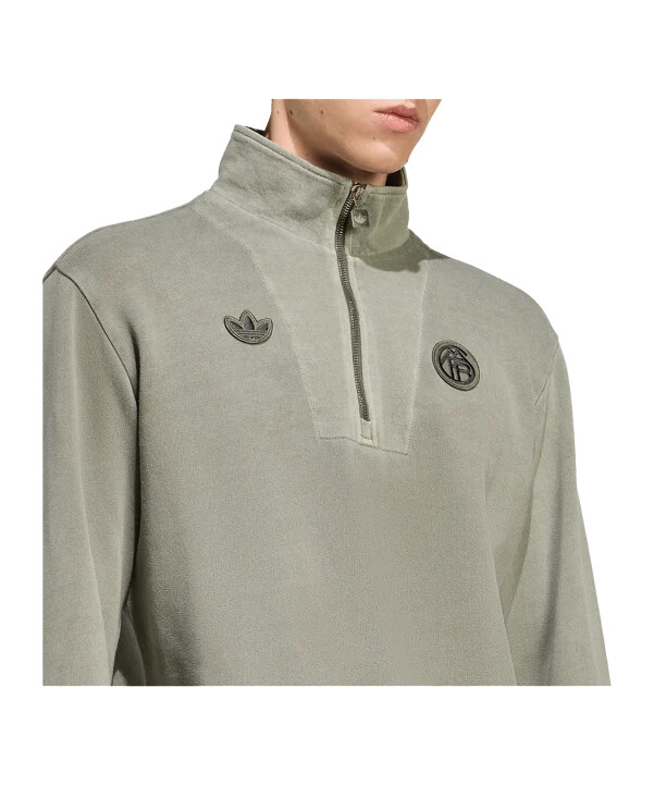 adidas fc bayern münchen icon halfzip jacke grün