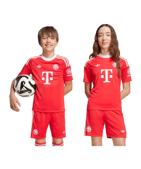 adidas fc bayern münchen torwarttrikot 3rd 20252026 kids rot