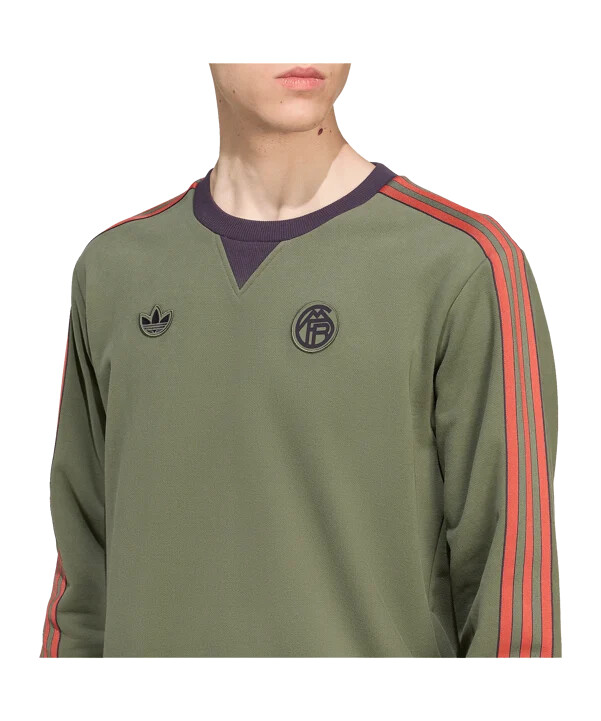 adidas fc bayern münchen icon sweatshirt grün