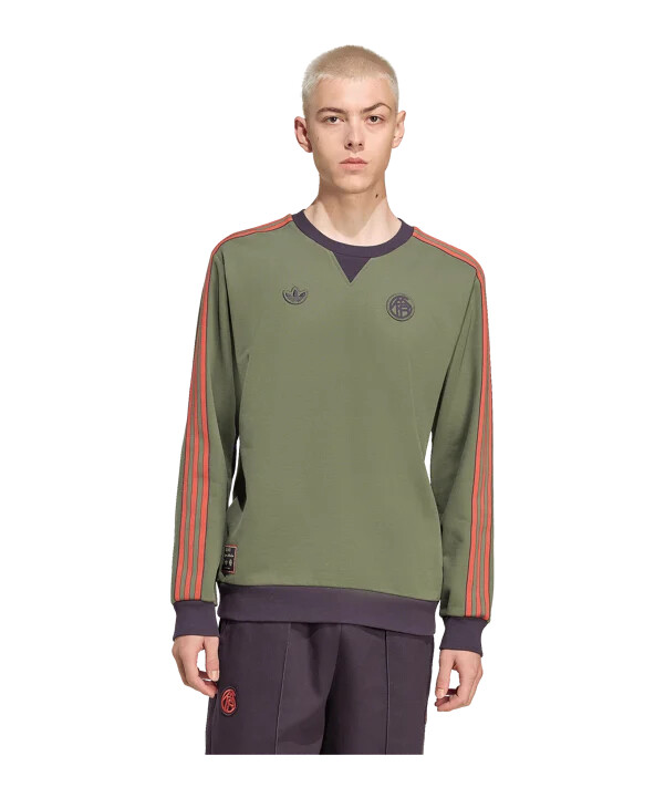 adidas fc bayern münchen icon sweatshirt grün