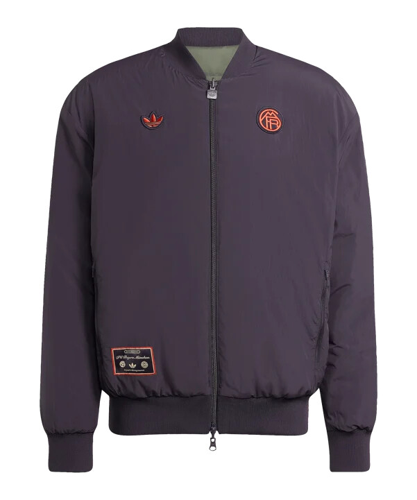 adidas fc bayern münchen icon jacke lila