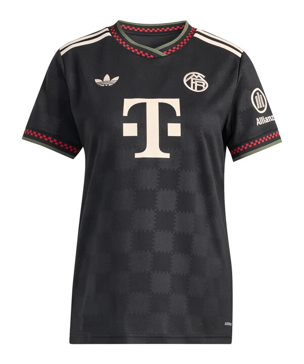 adidas fc bayern münchen trikot 3rd 20252026 damen schwarz