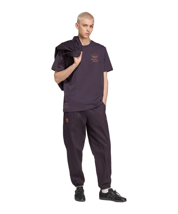 adidas fc bayern münchen icon drill hose lila