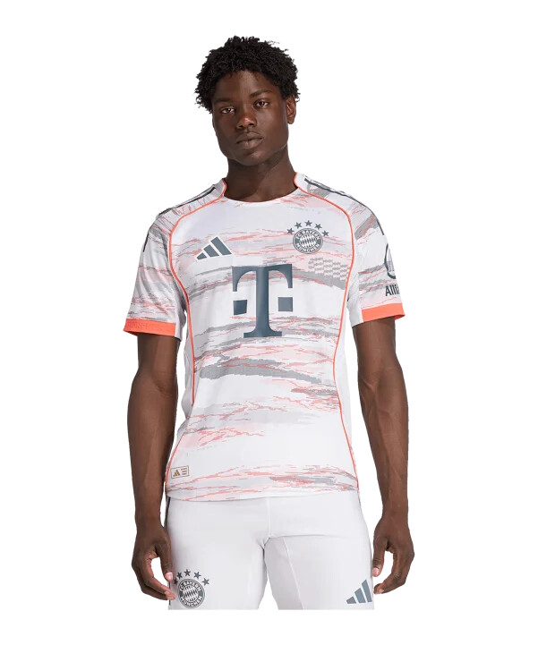 adidas fc bayern münchen authentic trikot away 20252026 weiß