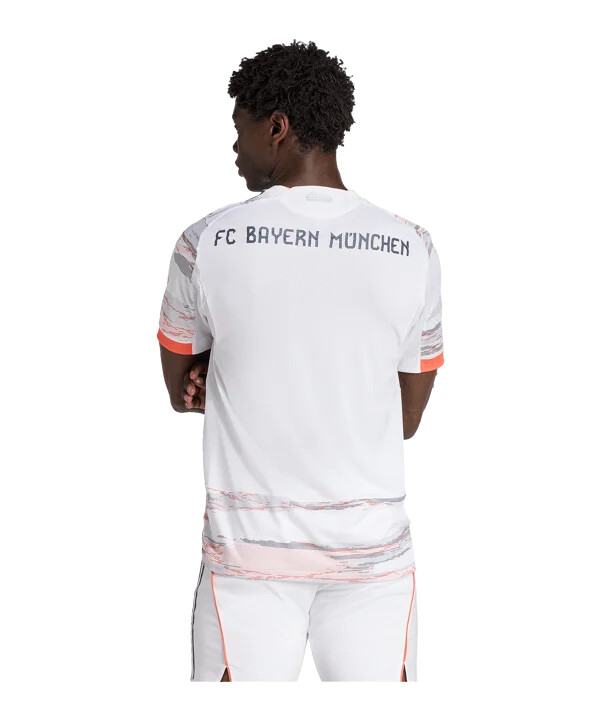 adidas fc bayern münchen authentic trikot away 20252026 weiß