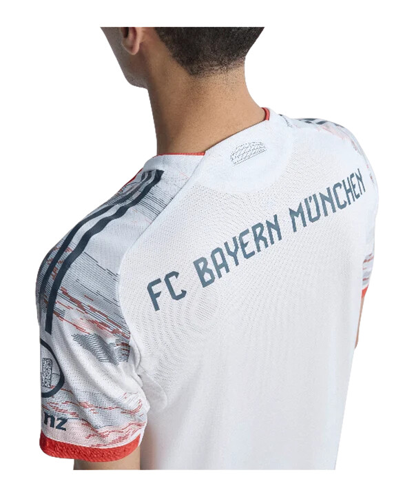 adidas fc bayern münchen authentic trikot away 20252026 weiß