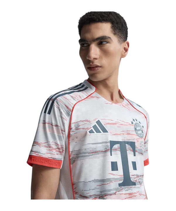 adidas fc bayern münchen authentic trikot away 20252026 weiß