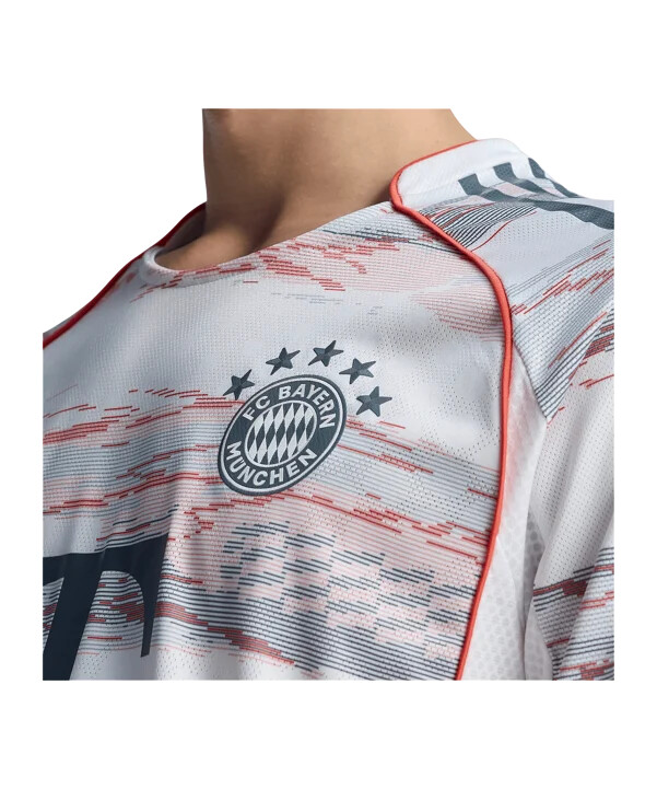 adidas fc bayern münchen authentic trikot away 20252026 weiß