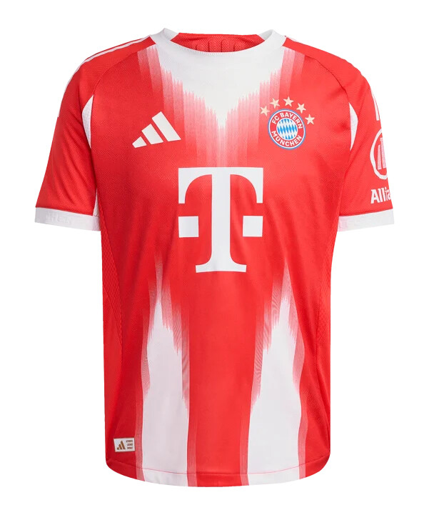 adidas fc bayern münchen authentic trikot home 20252026 rot
