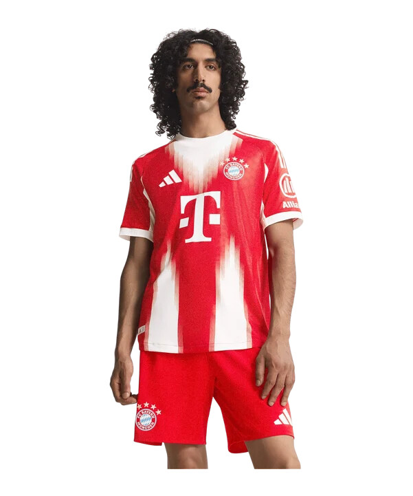 adidas fc bayern münchen authentic trikot home 20252026 rot