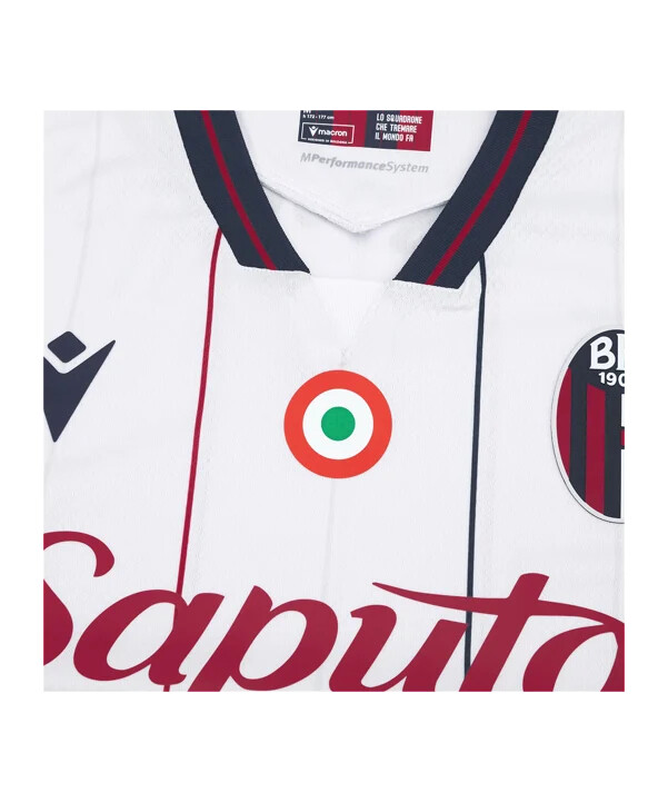 macron fc bologna trikot away 20252026 weiß
