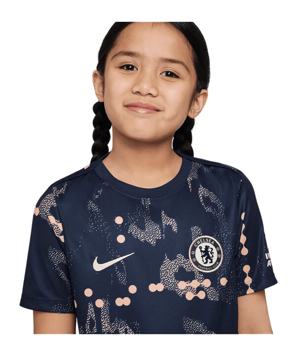 nike fc chelsea london trainingsshirt kids blau f452