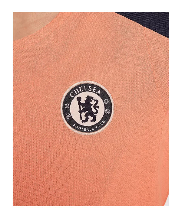 nike fc chelsea london trainingsshirt kids orange f845