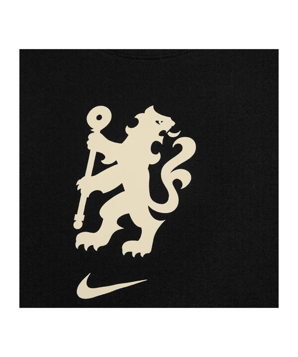 nike fc chelsea london t-shirt schwarz f010