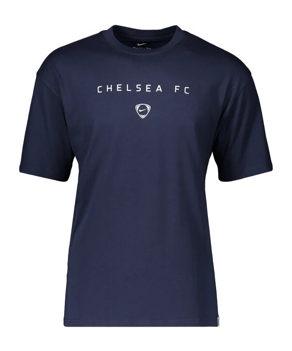nike fc chelsea london t90 t-shirt blau f451