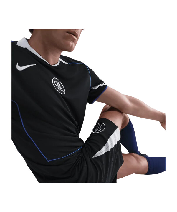 nike fc chelsea london short 3rd 20252026 schwarz f010