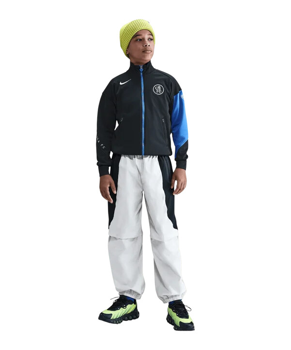 nike fc chelsea london trainingsjacke kids schwarz f011