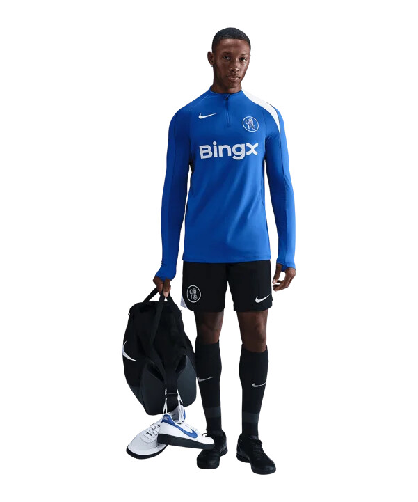 nike fc chelsea london drill top sweatshirt blau f481