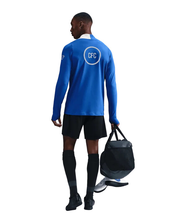 nike fc chelsea london drill top sweatshirt blau f481