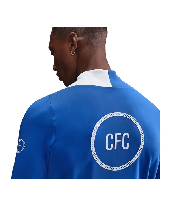 nike fc chelsea london drill top sweatshirt blau f481