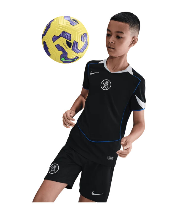 nike fc chelsea london trikot 3rd 20252026 kids schwarz f011