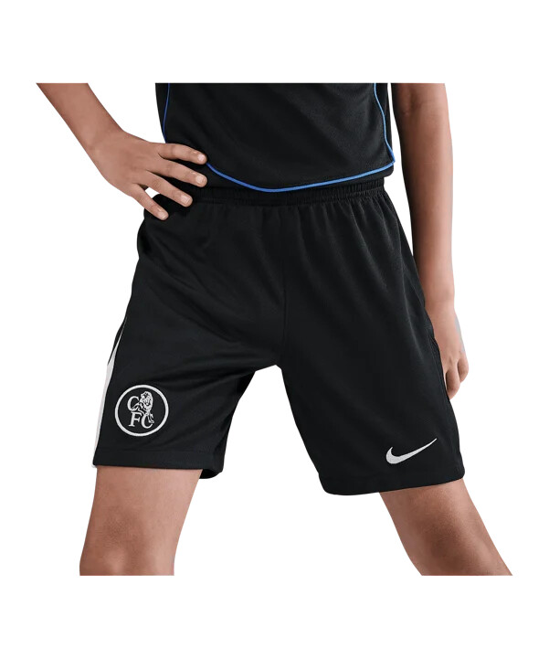 nike fc chelsea london short 3rd 20252026 kids schwarz f010