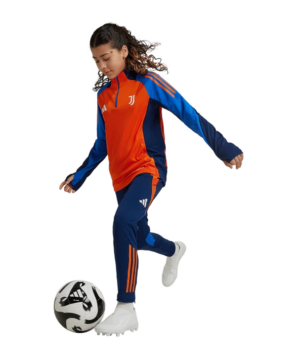 adidas juventus turin trainingshose kids blau