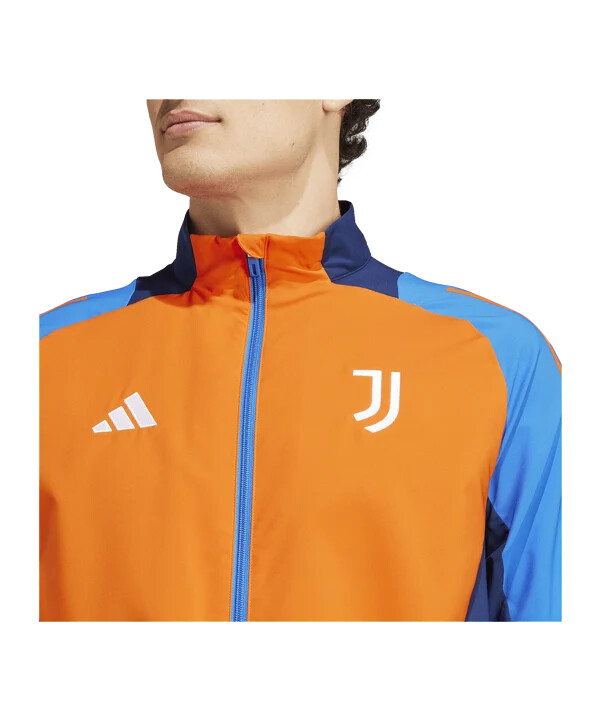adidas juventus turin prematch jacke orange