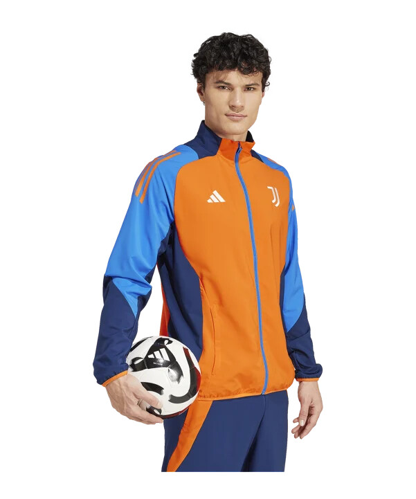 adidas juventus turin prematch jacke orange