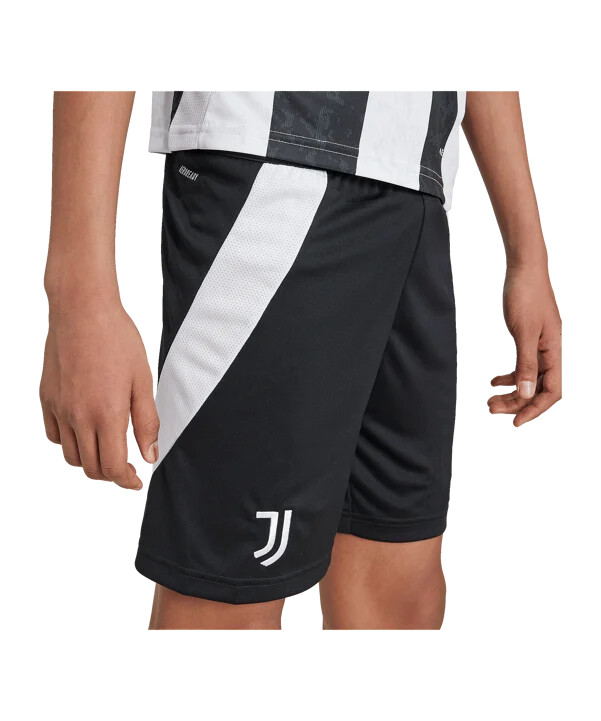 adidas juventus turin short home 20242025 kids schwarz