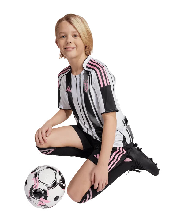 adidas juventus turin trikot home 20252026 kids weiß